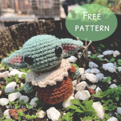 free baby yoda/ Grogu pattern 💫