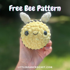 free bee pattern with wings
