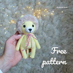 Free crochet pattern a lion ❤️❤️❤️