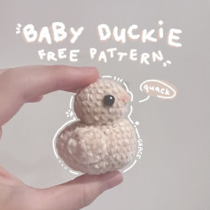 FREE PATTERN: baby duckie