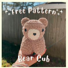 free pattern bear cub