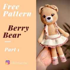 free pattern berry bear part 1