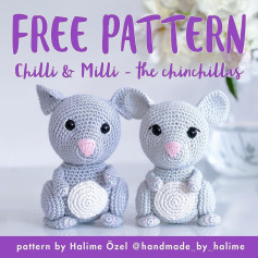 free pattern chilli & milli the chinchillas (mouse)
