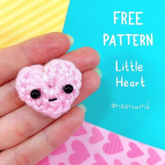 free pattern little heart