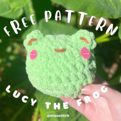 free pattern lucy the frog