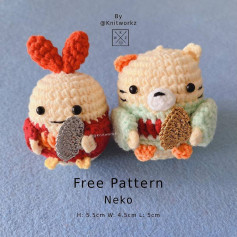 free pattern neko (cat)
