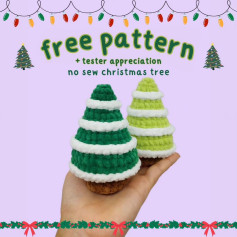 free pattern no sew christmas tree