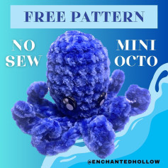 free pattern no sew mini octopus