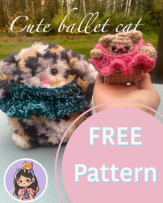 Free pattern of this cute cat!