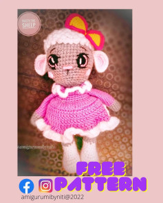 Free pattern Suzzy the sheep 🐑🐑