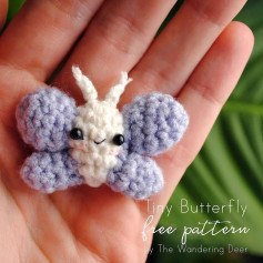 Free pattern: Tiny butterfly 🦋Free crochet pattern
