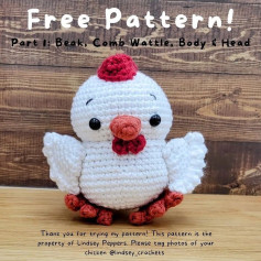 free pattern white chicken