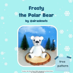 frosty the polar bear crochet pattern