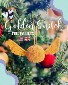 golden snitch free pattern