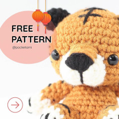 🧧 Gong hei fat choy! 🏮Celebrate the lunar new year with your very own tiger amigurumi 🐯