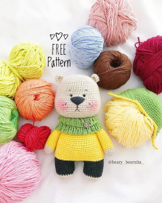 honey bear free crochet pattern