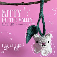 kitty of the valiey keychain