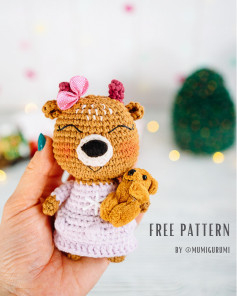 Lisa the little reindeer free pattern🫶🏻