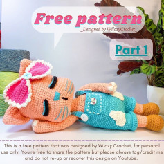 Lizzy Cat free crochet pattern
