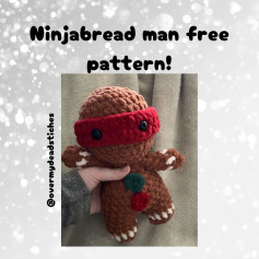 ninjabread man free pattern