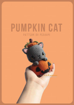 Pumpkin cat crochet pattern