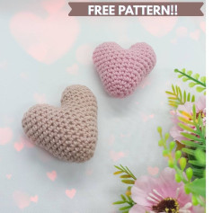 quick crochet heart pattern