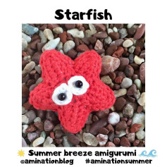 red starfish crochet pattern