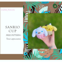 sanrio cup free pattern