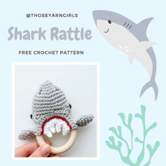 shark rattle free crochet pattern