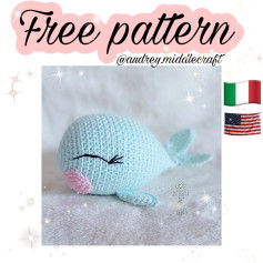 Sleeping whale crochet pattern