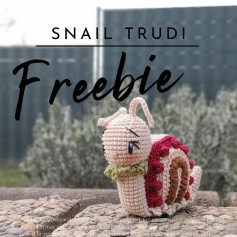 snail trudi freebie crochet pattern