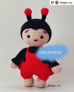 ☀️🌿🐞 This is my pattern of cute ladybug 🧶