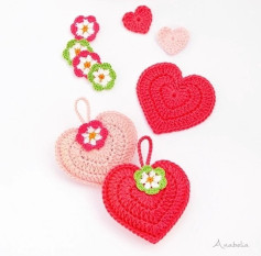 valentine crochet heart pattern