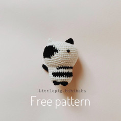 white and black cat free pattern