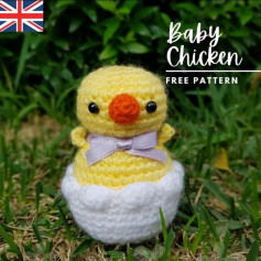yellow baby chicken free pattern