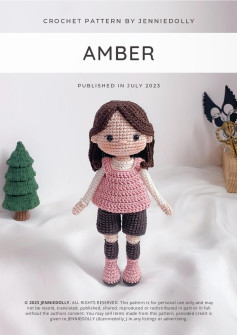 amber doll girl crochet pattern