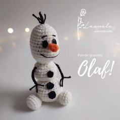 Arañitas, les quiero compartir este patron de Olaf ⛄❄️