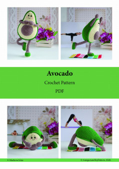 avocado crochet pattern pdf
