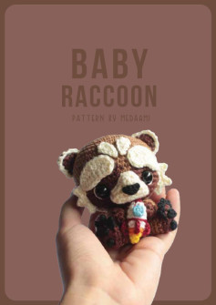 baby Raccoon crochet pattern