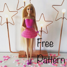 barbie skirt crochet pattern