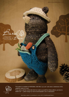 bard crochet pattern bear