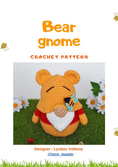 Bear gnome CROCHET PATTERN