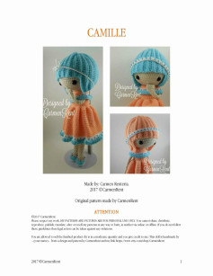 Camille Doll Crochet Pattern