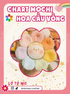 Chart mochi hoa cầu vồng