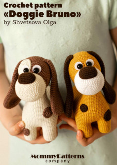 crochet doggie bruno pattern
