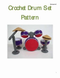 crochet drum set pattern