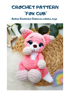 CROCHET PATTERN FOX CUB