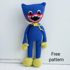 crochet pattern huggy wuggy