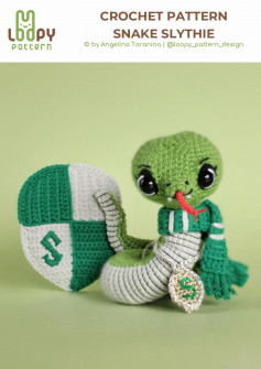 CROCHET PATTERN SNAKE SLYTHIE