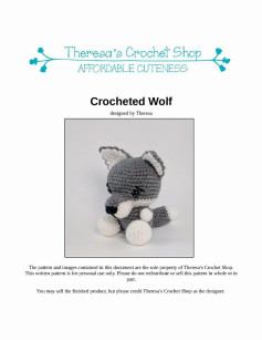 crocheted wolf pattern